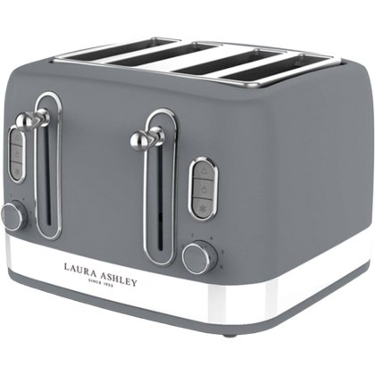 Laura Ashley Dark Slate 4 Slice Toaster Laura Ashley Dark Slate 4 Slice Toaster