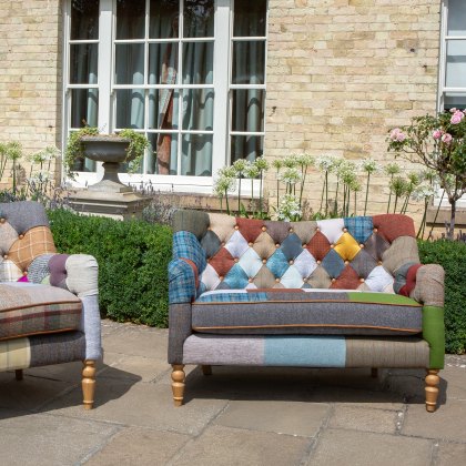 Alsace Petite Patchwork 2 Seater Sofa Alsace Petite Patchwork 2 Seater Sofa