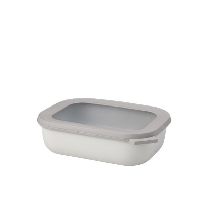 Mepal Cirqula Rectangular Nordic White Multi Bowl Mepal Cirqula Rectangular Nordic White Multi Bowl