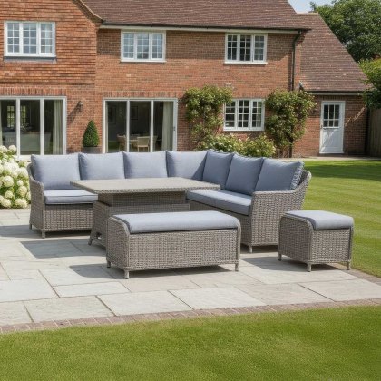 Ivy Corner Set with Adjustable Height Table Ivy Corner Set with Adjustable Height Table