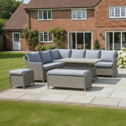 Ivy Corner Set with Adjustable Height Table Ivy Corner Set with Adjustable Height Table