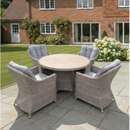 Ivy 4 Seater Round Dining Set Ivy 4 Seater Round Dining Set