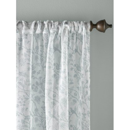 Laura Ashley Duck Egg Shepherds Purse Sheer Voile Laura Ashley Duck Egg Shepherds Purse Sheer Voile