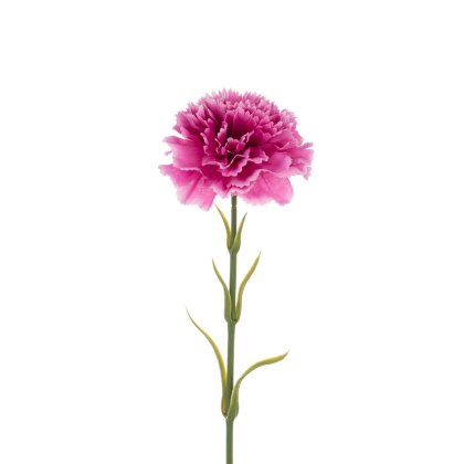 Floralsilk Carnation Stem Deep Pink Floralsilk Carnation Stem Deep Pink