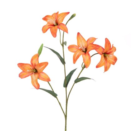 Floralsilk Tiger Lily Spray Orange Floralsilk Tiger Lily Spray Orange