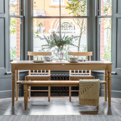 Gallery Direct Eton Extending Dining Table in Natural Gallery Direct Eton Extending Dining Table in Natural