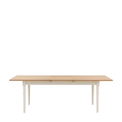Gallery Direct Eton Extending Dining Table in White Gallery Direct Eton Extending Dining Table in White