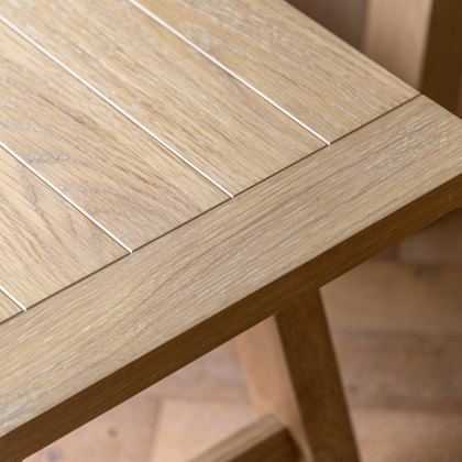 Gallery Direct Eton Trestle 1.5m Dining Bench in Natural Gallery Direct Eton Trestle 1.5m Dining Bench in Natural