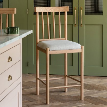 Gallery Direct Eton Upholstered Bar Stool Pair in Natural Gallery Direct Eton Upholstered Bar Stool Pair in Natural