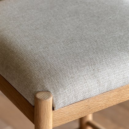 Gallery Direct Eton Upholstered Bar Stool Pair in Natural Gallery Direct Eton Upholstered Bar Stool Pair in Natural