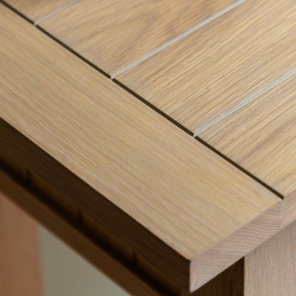 Gallery Direct Eton 2 Drawer Console Table in Natural Gallery Direct Eton 2 Drawer Console Table in Natural