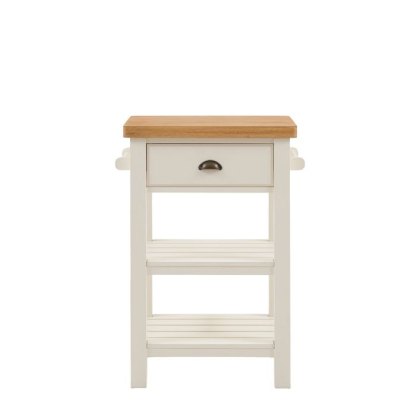 Gallery Direct Eton Butchers Block in White Gallery Direct Eton Butchers Block in White