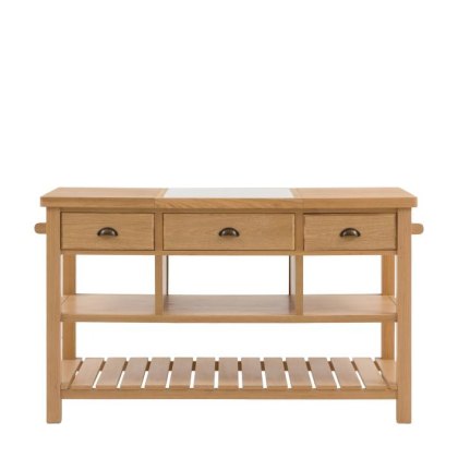 Gallery Direct Eton Kitchen Island in Natural Gallery Direct Eton Kitchen Island in Natural