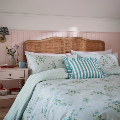 Helena Springfield Blossom Print Aqua Duvet Cover Set Helena Springfield Blossom Print Aqua Duvet Cover Set