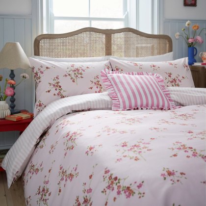 Helena Springfield Blossom Print Pink Duvet Cover Set Helena Springfield Blossom Print Pink Duvet Cover Set