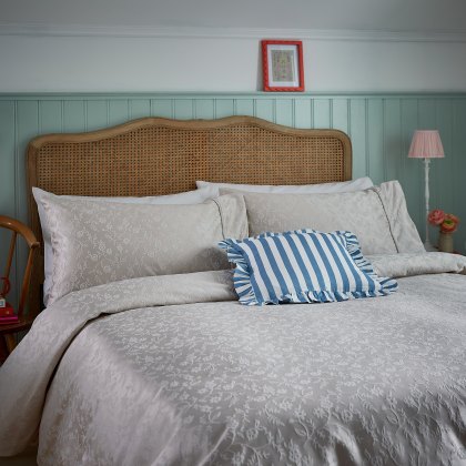 Helena Springfield Floral Trail Jacquard Soft Linen Duvet Cover Set Helena Springfield Floral Trail Jacquard Soft Linen Duvet Cover Set