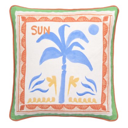 Fusion Soleil Palm Outdoor Cushion Multi Fusion Soleil Palm Outdoor Cushion Multi
