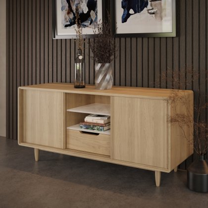 Morgan Sideboard in Bianco Oak Morgan Sideboard in Bianco Oak