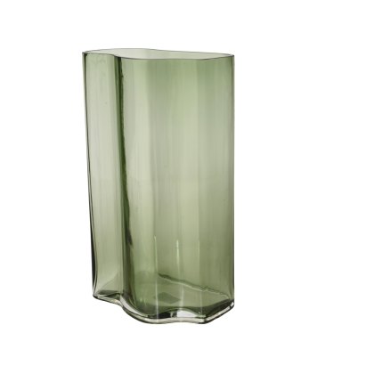 Kaemingk Ripple Shape Green Vase Kaemingk Ripple Shape Green Vase