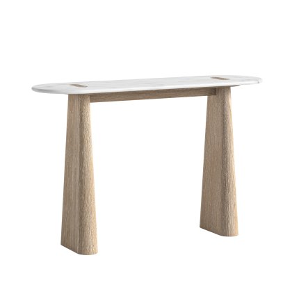 Portobello Console Table with Travertine Top Portobello Console Table with Travertine Top