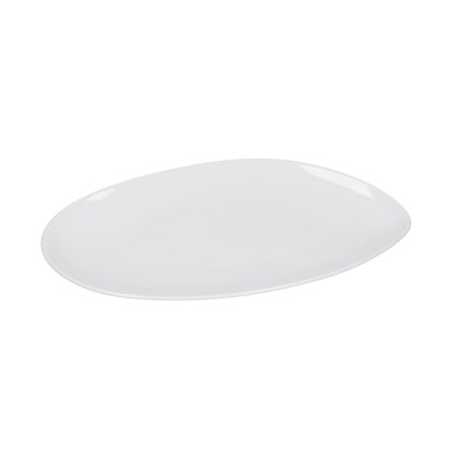 Mikasa Teardrop White Oval Platter Mikasa Teardrop White Oval Platter