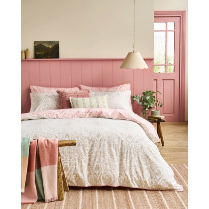 Laura Ashley Ashstead Damask Duvet Set Coral Laura Ashley Ashstead Damask Duvet Set Coral