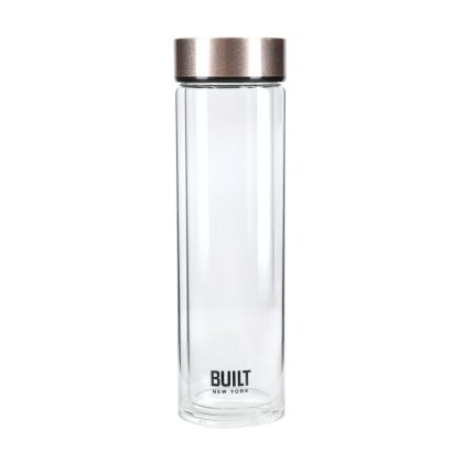 Built 450ml Glass Bottle Rose Gold Built 450ml Glass Bottle Rose Gold