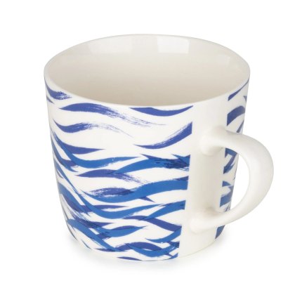 Candlelight Coastal Shores Conical Waves Mug Candlelight Coastal Shores Conical Waves Mug