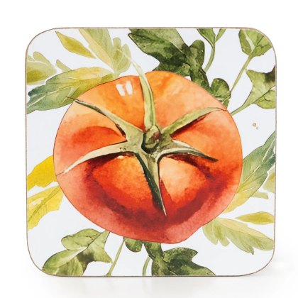 Candlelight Tomato Set of 4 Coasters Candlelight Tomato Set of 4 Coasters