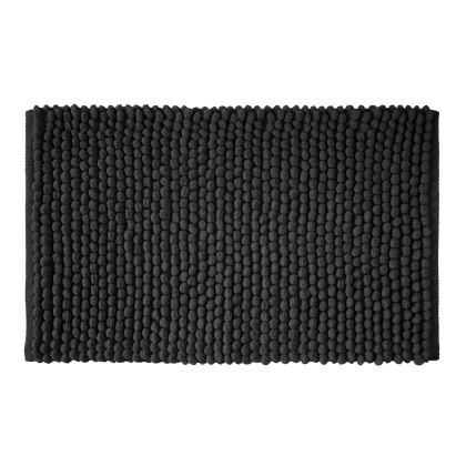 Bianca Aspen Bobble Black Bath Mat Bianca Aspen Bobble Black Bath Mat