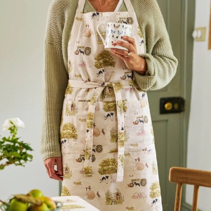 Sophie Allport Farm Friends Apron Sophie Allport Farm Friends Apron