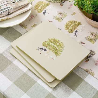 Sophie Allport Farm Friends Set of 4 Placemats Sophie Allport Farm Friends Set of 4 Placemats