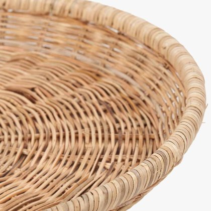 Pacific Natural Rattan Round Basket Tray Pacific Natural Rattan Round Basket Tray