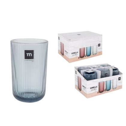 The Spanish Company Sonella Set of 6 Blue Tumblers The Spanish Company Sonella Set of 6 Blue Tumblers