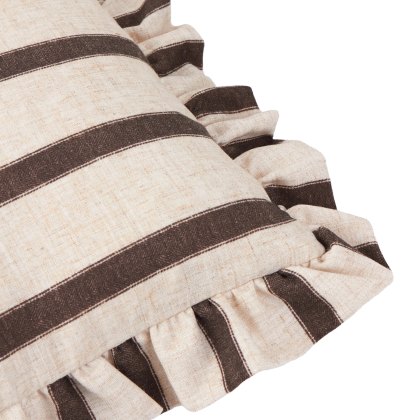 Wylder Connie Square Cushion Chocolate Wylder Connie Square Cushion Chocolate