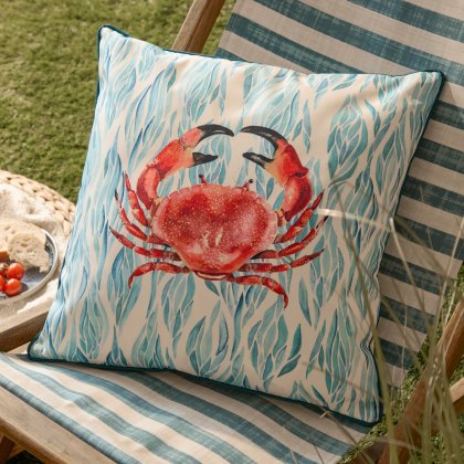 Wylder Abersoch Crab Outdoor Cushion Marine Wylder Abersoch Crab Outdoor Cushion Marine