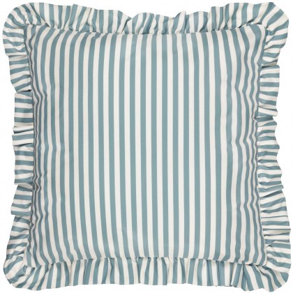 Wylder Millie Ruffle Outdoor Cushion Duck Egg Blue Wylder Millie Ruffle Outdoor Cushion Duck Egg Blue