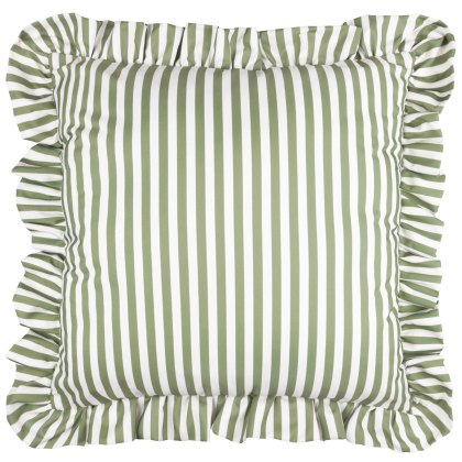 Wylder Millie Ruffle Outdoor Cushion Green Wylder Millie Ruffle Outdoor Cushion Green