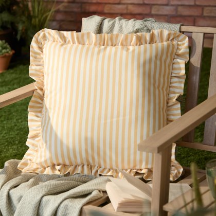 Wylder Millie Ruffle Outdoor Cushion Yellow Wylder Millie Ruffle Outdoor Cushion Yellow