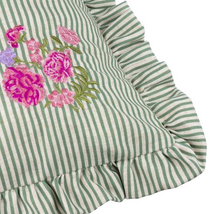 Wylder Martha Ruffle Cushion Sage Wylder Martha Ruffle Cushion Sage