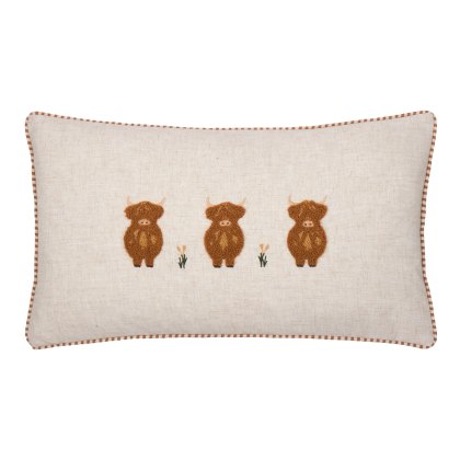 Wylder Ramble Highland Cows Cushion Ginger Wylder Ramble Highland Cows Cushion Ginger