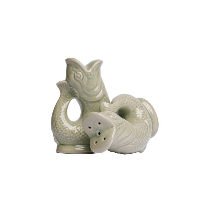 Original Gluggle Jug Salt & Pepper Pots Sage Original Gluggle Jug Salt & Pepper Pots Sage