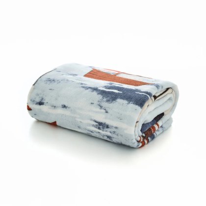 Lobster Creek Coastal Fishing Village Throw Lobster Creek Coastal Fishing Village Throw