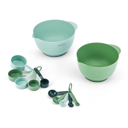Kitchencraft 12 piece Mixing Bowl and Measuring Set Kitchencraft 12 piece Mixing Bowl and Measuring Set
