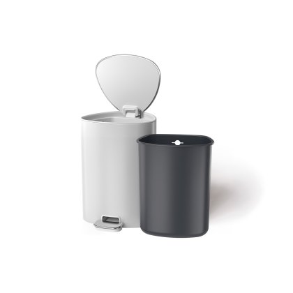 Joseph Joseph Easystore White 5L Pedal Bin Joseph Joseph Easystore White 5L Pedal Bin