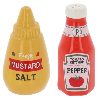 Shudehill Foodie Fun Salt and Pepper Ketchup/Mustard Shudehill Foodie Fun Salt and Pepper Ketchup/Mustard