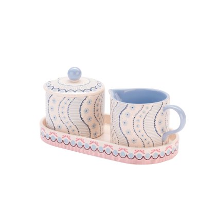 Cath Kidston Spitalfields Silk Sugar & Milk Jug Set Cath Kidston Spitalfields Silk Sugar & Milk Jug Set