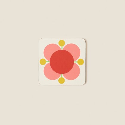 Orla Kiely Atomic Flower Set of 6 Coasters Orla Kiely Atomic Flower Set of 6 Coasters