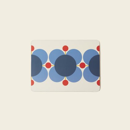 Orla Kiely Atomic Flower Set of 6 Placemats Orla Kiely Atomic Flower Set of 6 Placemats