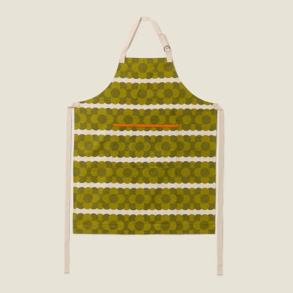 Orla Kiely Retro Stripe Apron Green Orla Kiely Retro Stripe Apron Green